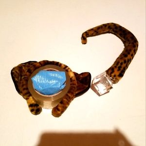 Halloween Party Cheetah Head Band and Tail